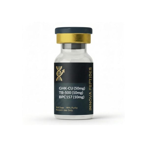 GHK-Cu + BPC-157 + TB-500 50/10/10 mg | Pureza ≥99%
